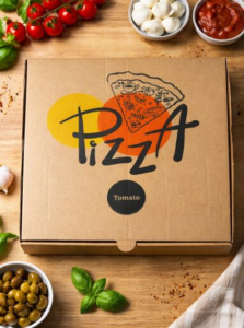 Stabiler Pizzakarton für Lieferdienst & Take-away