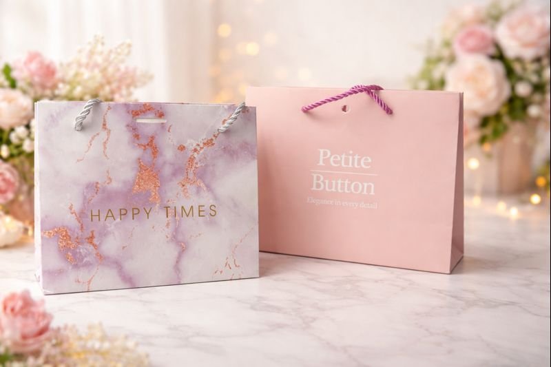 Papiertüte für T-Shirts und Kleidung